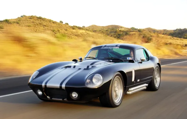 Shelby, Coupe, 2009, Cobra, Daytona, Shelby Cobra Daytona Coupe, Superformance, Black car