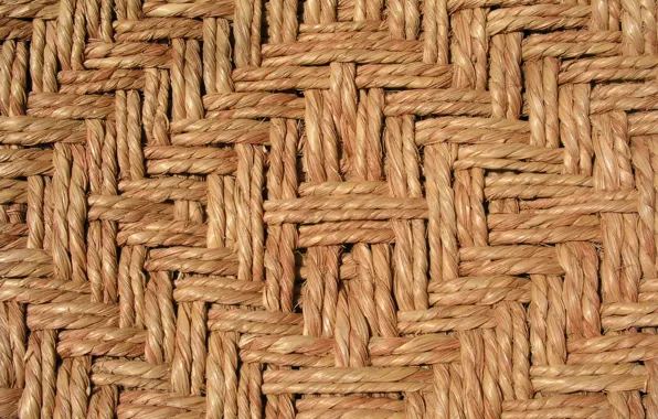 Текстура, веревки, волокна, плетение, соломка, природный материал, соломенные жгуты