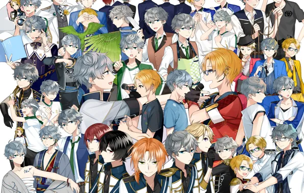 Группа, аниме, арт, парни, Ensemble Stars!, Ансамбль звёзд