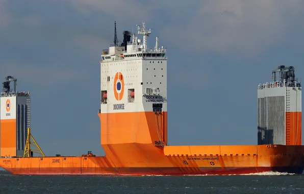 Картинка судно, грузов, в мире, для перевозки, Крупнейшее, «Dockwise Vanguard», тяжелых