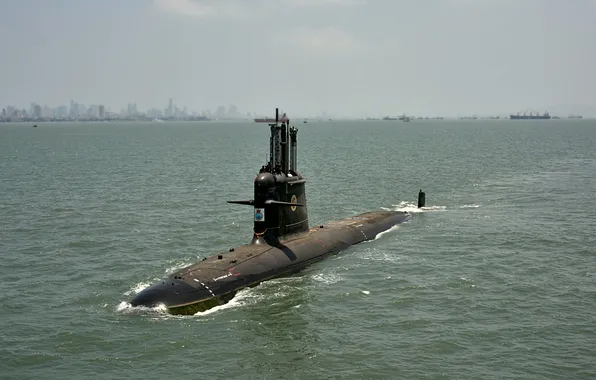 Подводная лодка, ВМС Индии, дизель-электрическая, INS Vaghsheer