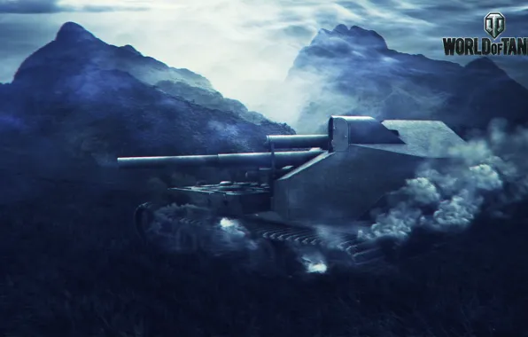 Игры, Games, Art, World of Tanks, Wargaming Net, Waffenträger auf E 100, FuriousGFX