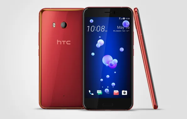 HTC, smartphone, technology, Solar Red, HTC U11