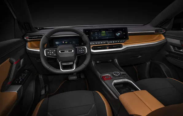 Внедорожник, торпедо, SUV, Jeep, Overland, 2025, Jeep Compass 4xe