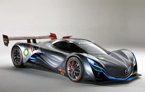 Mazda, спорткар, крупным планом