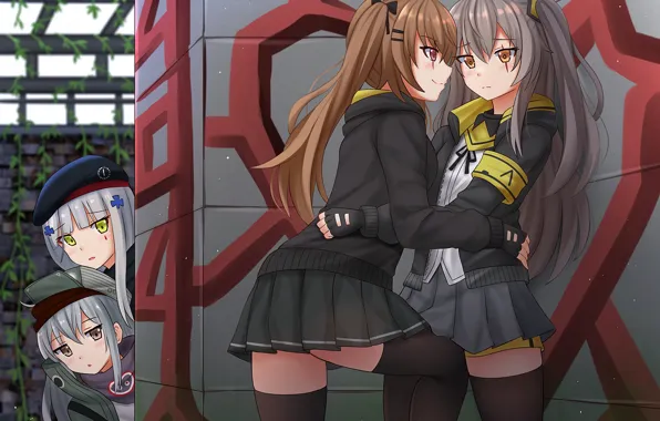 Фон, девушки, арт, Girls Frontline, Девушки фронта
