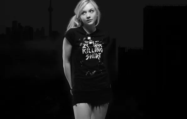 Blonde, pose, Emily Kinney