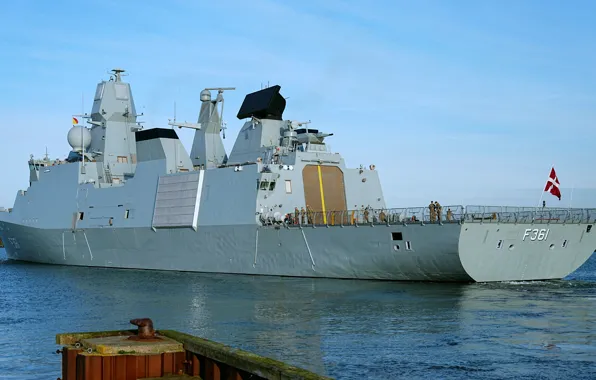 Дания, фрегат УРО, F361, HDMS Iver Huitfeldt