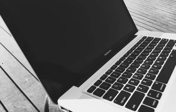 Компьютер, ноутбук, набережная, макбук, macbook pro, mac book