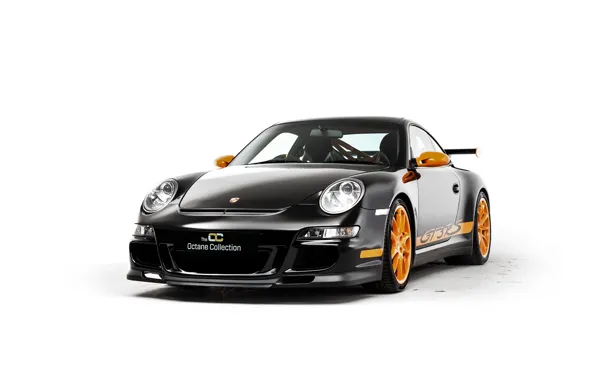911, Porsche, белый фон, суперкар, порше, GT3