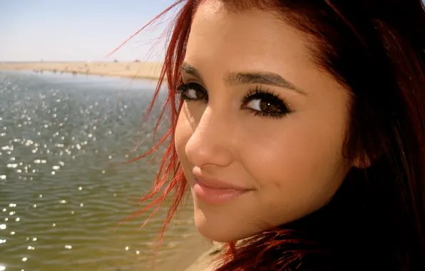 Лицо, улыбка, модель, актриса, Ariana Grande