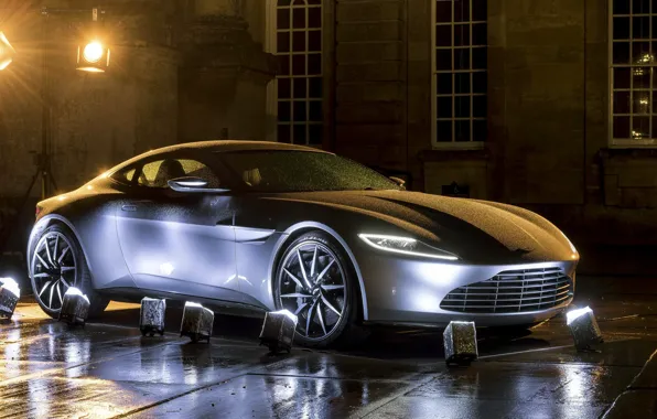 Aston Martin, подсветка, автомобиль, Концепт-кар, Купе, Concept car, DB10