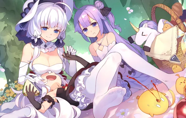 Tsubasa tsubasa, azur lane, hms unicorn, illustrious, hmas vampire