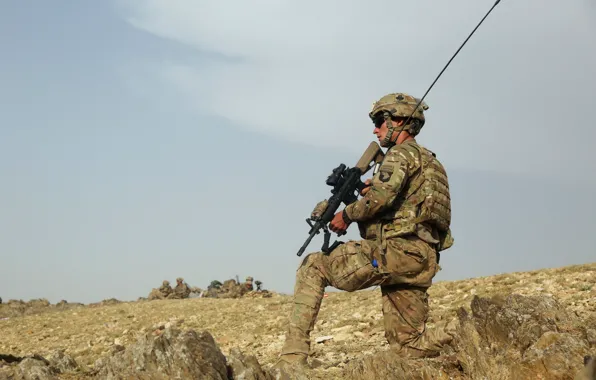 Картинка оружие, солдат, United States Army