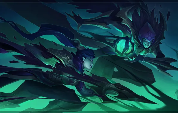 League of legends, Riot Games, vayne, Night Hunter, vladimir, crimson reaper