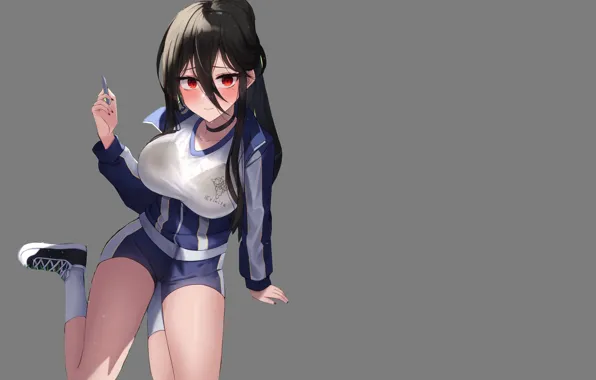 Kawaii, girl, wet, boobs, anime, babe, cute, oppai