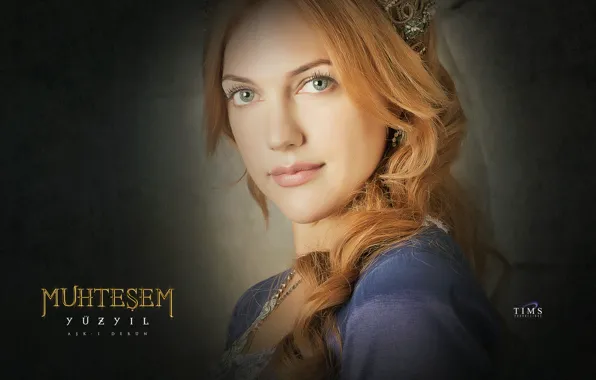 Скачать Обои Актрисы, Actress, Мерьем Узерли, Хюррем, Meryem.