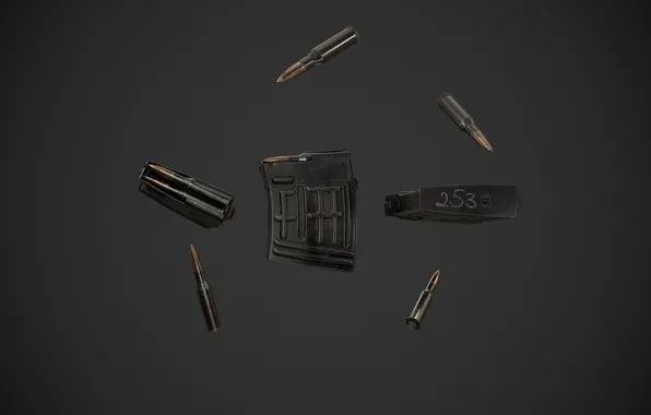 СССР, Патрон 7.62х54R, Магазин к СВД