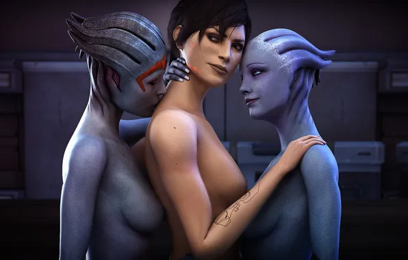 Mass effect, shepard, liara, samara, Liara T'Soni