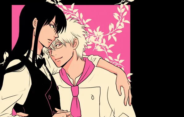 Фон, аниме, парни, Gintama
