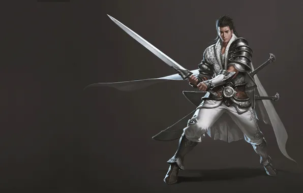 Картинка воин, арт, дизайн костюма, junggeun yoon, The Oriental Knight
