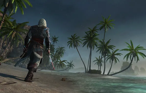 Картинка пират, ассасин, Эдвард Кенуэй, Assassin’s Creed IV: Black Flag