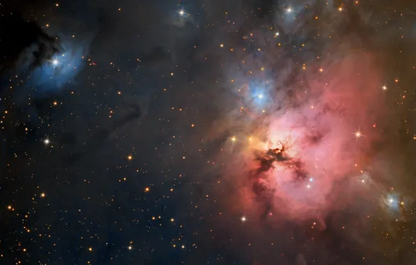 Картинка туманность, NGC 1579, Персей