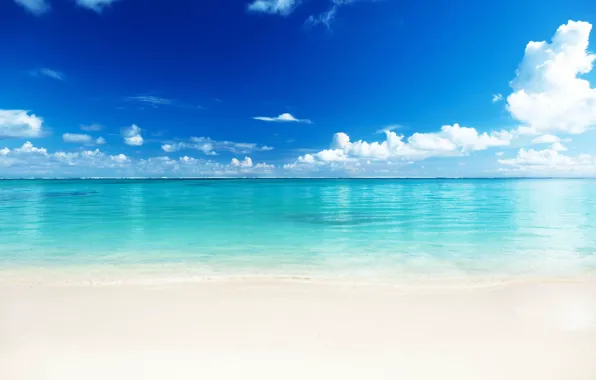 Картинка песок, пляж, вода, природа, океан, берег