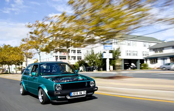 Volkswagen, turbo, golf, tuning, power, speed, germany, low