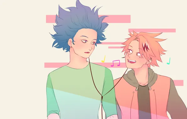 Фон, аниме, арт, парни, Boku no Hero Academia, Моя геройская акадеимя