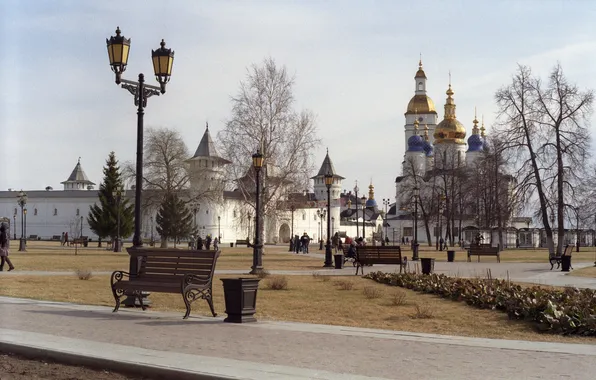 Кремль, тобольский кремль, осень в городе