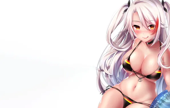 Girl, sexy, cleavage, long hair, boobs, anime, beautiful, pretty