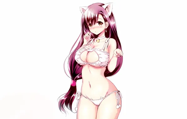 Girl, sexy, lingerie, Final Fantasy, pantsu, bra, cleavage, panties