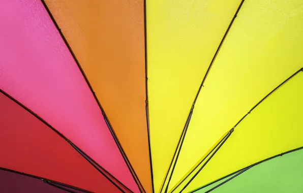 Фон, цвет, радуга, colors, зонт, colorful, rainbow, umbrella