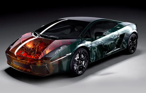 Тюнинг, аэрография, Gallardo, Lamborghini Gallardo
