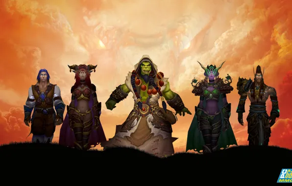 Орк, wow, cataclysm, шаман, Тралл, ork, Thrall, аспекты драконов