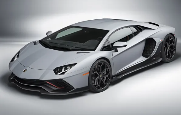 Silver, lamborghini, supercar, aventador, lp780