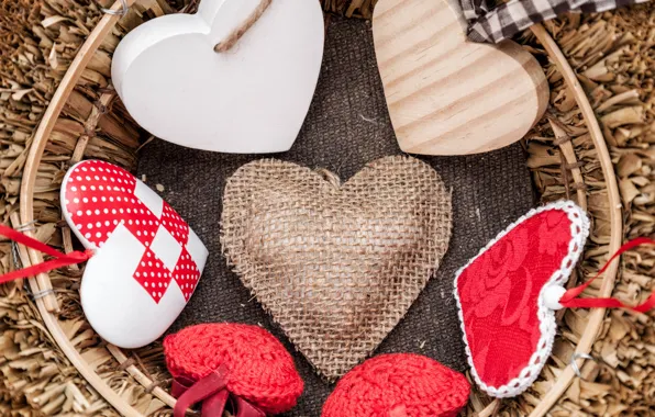 Картинка love, romantic, hearts, valentine's day, gift, валентинки, сердцечки