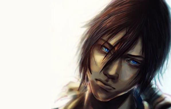 Взгляд, аниме, арт, парень, Noragami, Ято