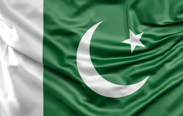 Flag, Pakistan, moon star