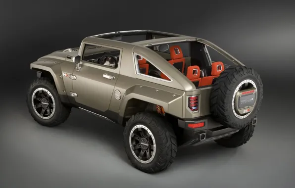 Концепт, Hummer, Concept Rear