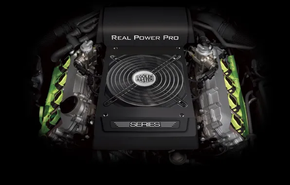 Двигатель, amd, cooler master, блок питания, real power pro