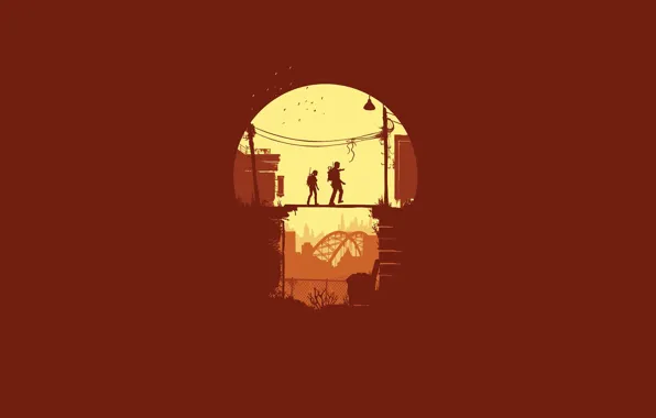 Девушка, мост, минимализм, мужчина, The Last of Us, Naughty Dog, Одни из нас, Sony Computer …