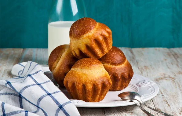 Выпечка, кекс, бриошь
