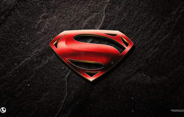Cinema, wall, logo, movie, Superman, hero, film, Man of Steel