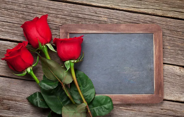 Картинка любовь, цветы, романтика, розы, доска, love, happy, День святого Валентина