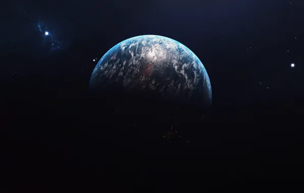 Звезды, Планета, Космос, Space, Planet, Пространство, Austin Roberts, Celestial body