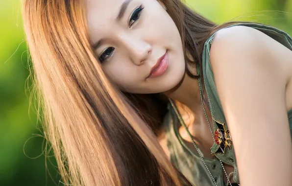 Картинка Девушка, Улыбка, Азиатка, Lee Ji Min