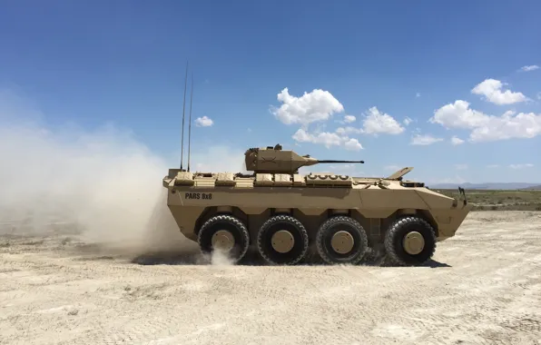 Military, weapon, armored, war material, armored vehicle, Pars 8x8, FNSS Pars