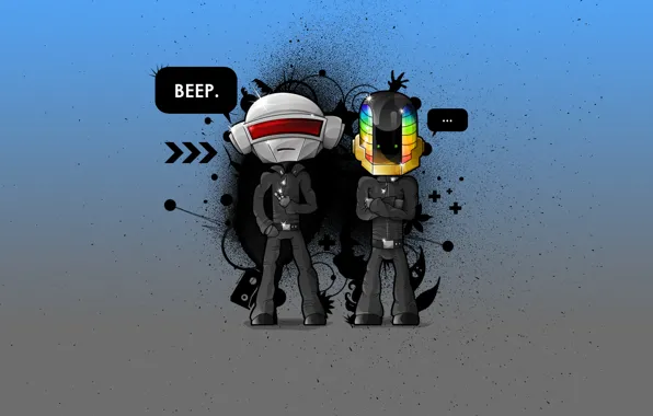 Картинка DaftPunk, Music, Robots, Electro